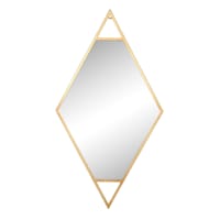 Diamond Shaped Wall Mirror, 17x32