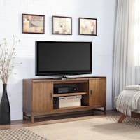 Carter Wooden Media Cabinet, Brown