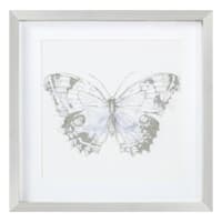 Laila Ali Framed Metallic Butterfly Canvas Wall Art, 16"