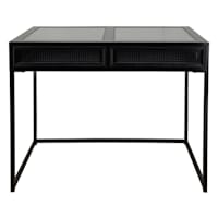 Black Metal Display Console Table, 40x30