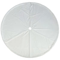 White Plush Tree Skirt, 72"
