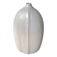 Laila Ali Blue & Ivory Ombre Ceramic Vase, 8"
