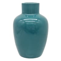 Laila Ali Blue Ceramic Vase, 5.7"