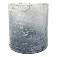 Laila Ali Smoke Ombre Glass Candle Holder, 4"