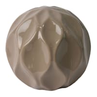 Honeybloom Grey Katherine Ceramic Ball, 4"
