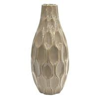 Katherine Grey Ceramic Vase, 15"