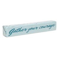 Laila Ali Courage Ceramic Block Sign, 2x12