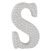 6" Silver Monogram Letter, S