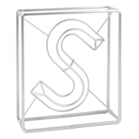 Laila Ali 7" Silver Metal Letter Block Sign, S