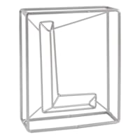 Laila Ali 7" Silver Metal Letter Block Sign, L