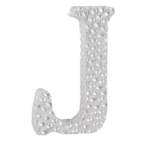 6" Silver Monogram Letter, J