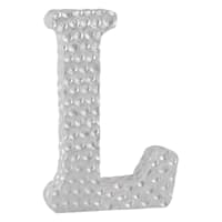 6" Silver Monogram Letter, L