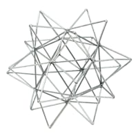 Found & Fable Silver Metal Star, 8"