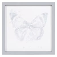Laila Ali Wood Framed Butterfly Wall Decor, 10"