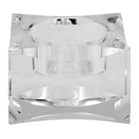 Laila Ali Square Crystal Candle Holder, 2"