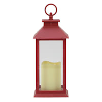 Red LED Lantern, 12"