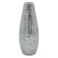 Metallic Mosaic Mirror Vase, 4.5"