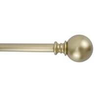 Gunner 5/8" Brass Curtain Rod, 28-48"