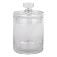 Clear Glass Cannister Vase, 5.5"