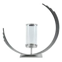 Laila Ali Metal & Glass Candle Holder, 14"