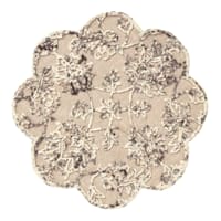 Norma Octofoil Round Accent Rug, 3'
