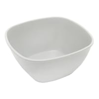 Matte Grey Soft Square Cereal Bowl