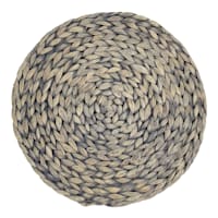 Grey Water Hyac Round Placemat