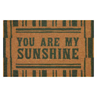 You Are My Sunshine Coir Mat, 18x30