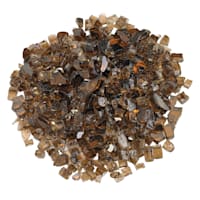 Copper Thick Reflective Fire Glass, 5.5"