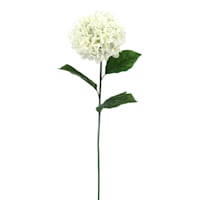 Large White Hydrangea Floral Stem, 37.5"