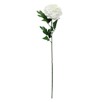 Providence White Peony Floral Stem, 29.5"