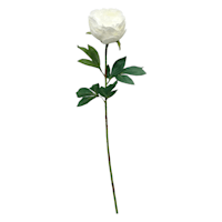 Providence White Peony Floral Stem, 33"