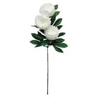 White Peony Mini Floral Spray, 32"