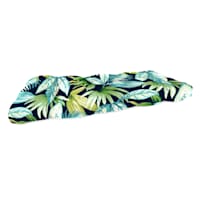 Seneca Navy Blue Outdoor Wicker Settee Cushion