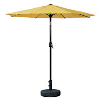 Yellow Crank & Tilt Round Patio Umbrella, 7.5'