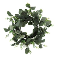 Green Eucalyptus Mini Wreath, 16"