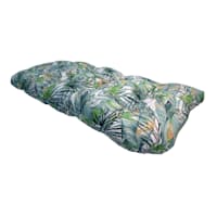 Sanya Blue Outdoor Wicker Settee Cushion