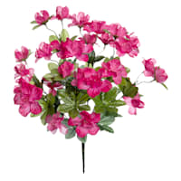 Red Azalea Floral Spray, 19.5"
