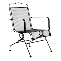 Wrought Iron Outdoor Motion Chair