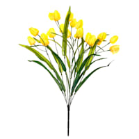 Yellow Mini Tulip Floral Spray, 21"