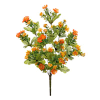 Orange Honeysuckle & Berry Spray, 18"