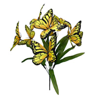 Yellow Butterfly Spray, 18"