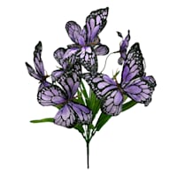 Purple Butterfly Spray, 18"