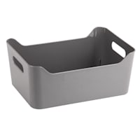 Grey Storage Bin, 9l