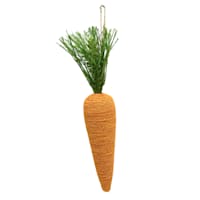 Homespun Easter Hanging Fabric Carrot Decor, 17"