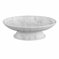 Providence Belle Grey & White Marbled Soap Dish