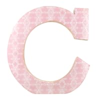 Decal Wooden Letter, C