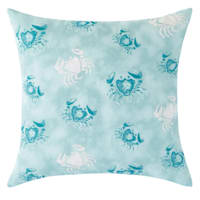 Ty Pennington Icy Morning Crab Walk Square Oversized Outdoor Throw Pillow, 20"
