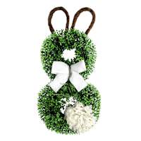Providence Boxwood Easter Bunny Door Hanger, 28"