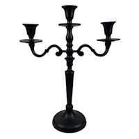 Black Candelabra, 14.5"